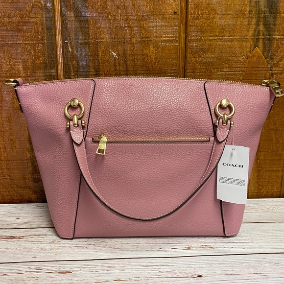 COACH Kacey Satchel Crossbody - True Pink - Picture 7 of 9